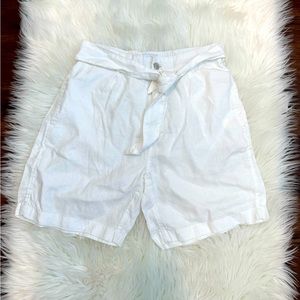 White Linen Shorts✨🤍